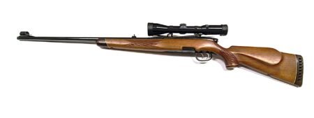 Rifle Mannlicher Cal. 7 mm con disparador de pelo y visor Tasco Euroclass