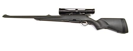 Rifle Mannlicher Cal. 7 mm con disparador de pelo y visor Kahles